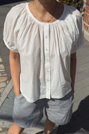 Le Bon Shoppe - Emily Short Sleeve Top | White