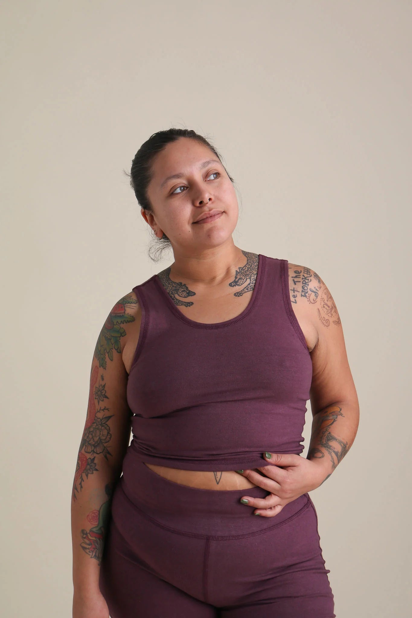 Conscious Clothing - Cotton Hemp Crop Tank | Fig