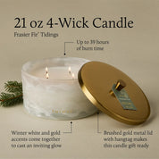 Frasier Fir - Statement Candle | 4-Wick Tidings