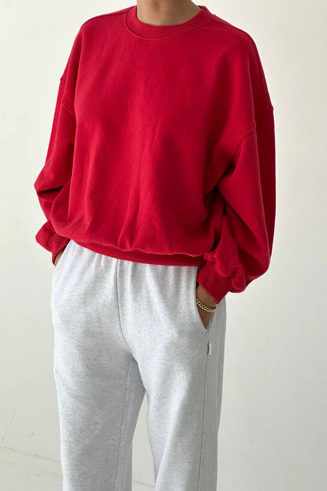 Le Bon Shoppe - French Terry Core Sweatshirt | Red Tulip
