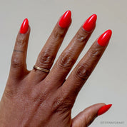 Glamnetic - Fiery Red Short Almond Nails