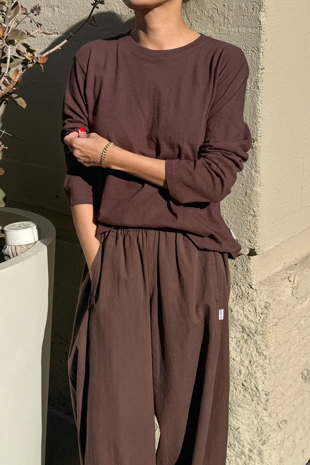 Le Bon Shoppe - Foundation Long Sleeve Tee | Dark Cacao