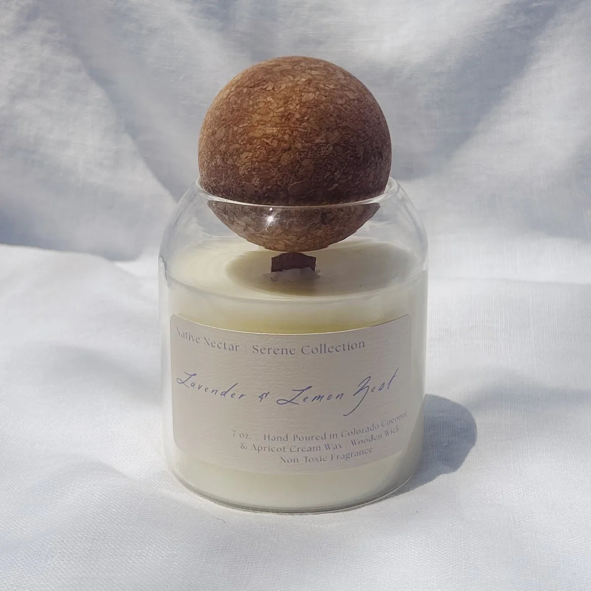 Native Nectar Botanicals - Serene Candle Collection | Lavender & Lemon Zest