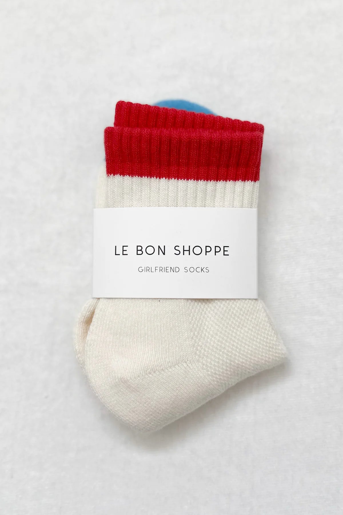 Le Bon Shoppe - Color Block Girlfriend Socks | Blue Red