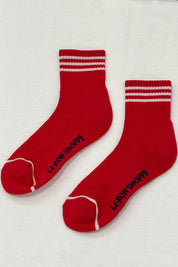 Le Bon Shoppe - Girlfriend Socks | Scarlet