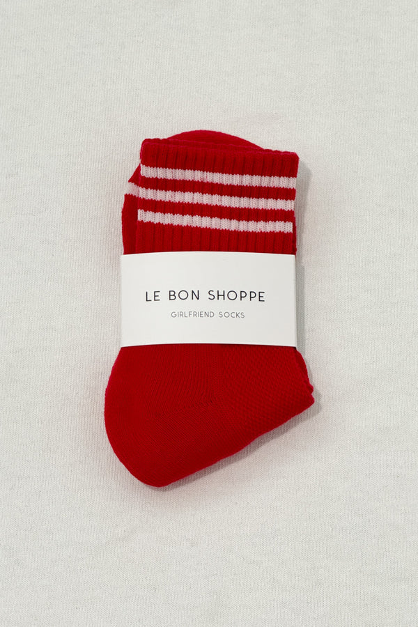 Le Bon Shoppe - Girlfriend Socks | Scarlet
