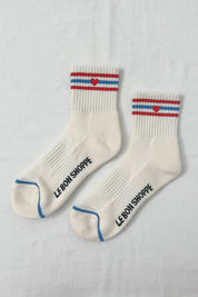 Le Bon Shoppe - Embroidered Girlfriend Socks | Leche