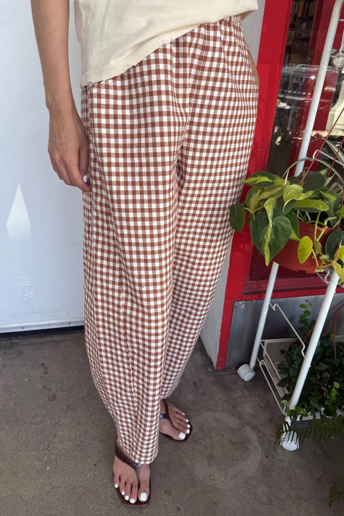 Le Bon Shoppe - Arc Pants | Cinnamon Gingham