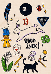 Refuge Studios Iowa City - "Good Luck!" Giclée Print