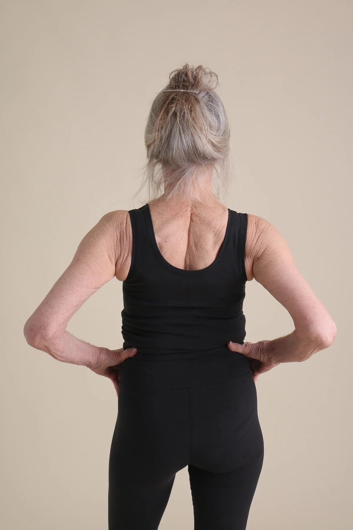 Conscious Clothing - Cotton Hemp Crop Tank | Black