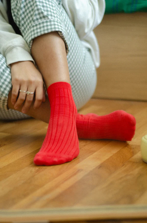 Le Bon Shoppe - Her Socks | Classic Red