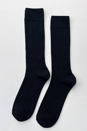 Le Bon Shoppe - His Socks | True Black