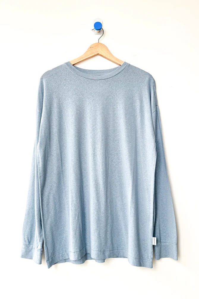 Le Bon Shoppe - Haze Linen Blend Tee | Moonbeam