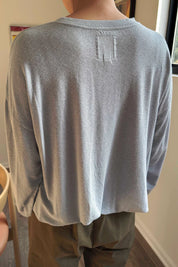 Le Bon Shoppe - Haze Linen Blend Tee | Moonbeam