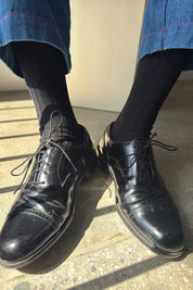 Le Bon Shoppe - His Socks | True Black