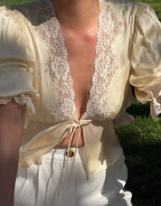 Rumored - Honey Blouse | Custard