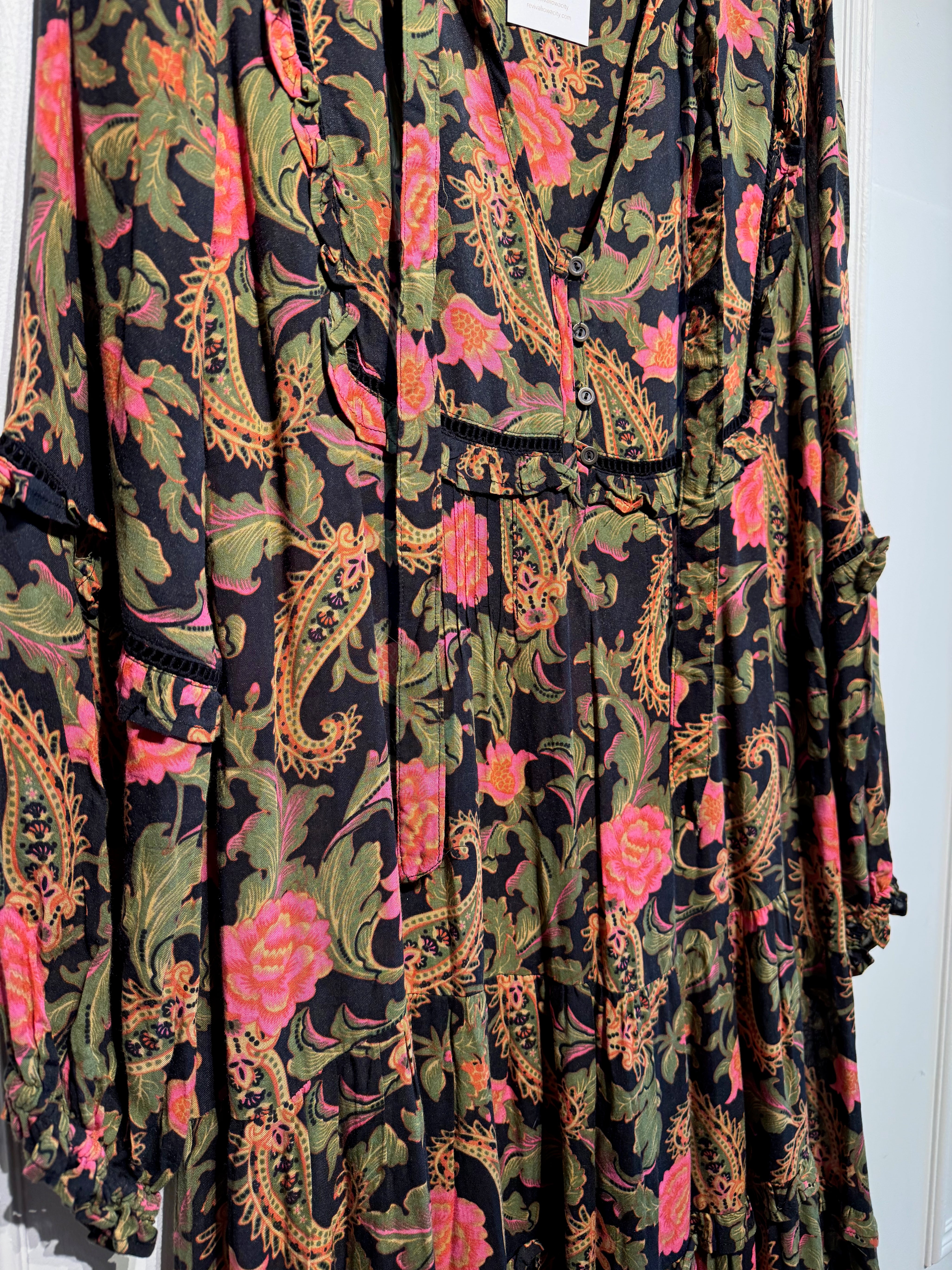 Spell Etienne Floral Maxi Dress (XL)