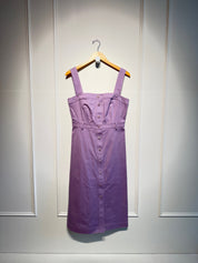 Tory Burch Button Front Sundress in Spring Hydrangea (8/M)