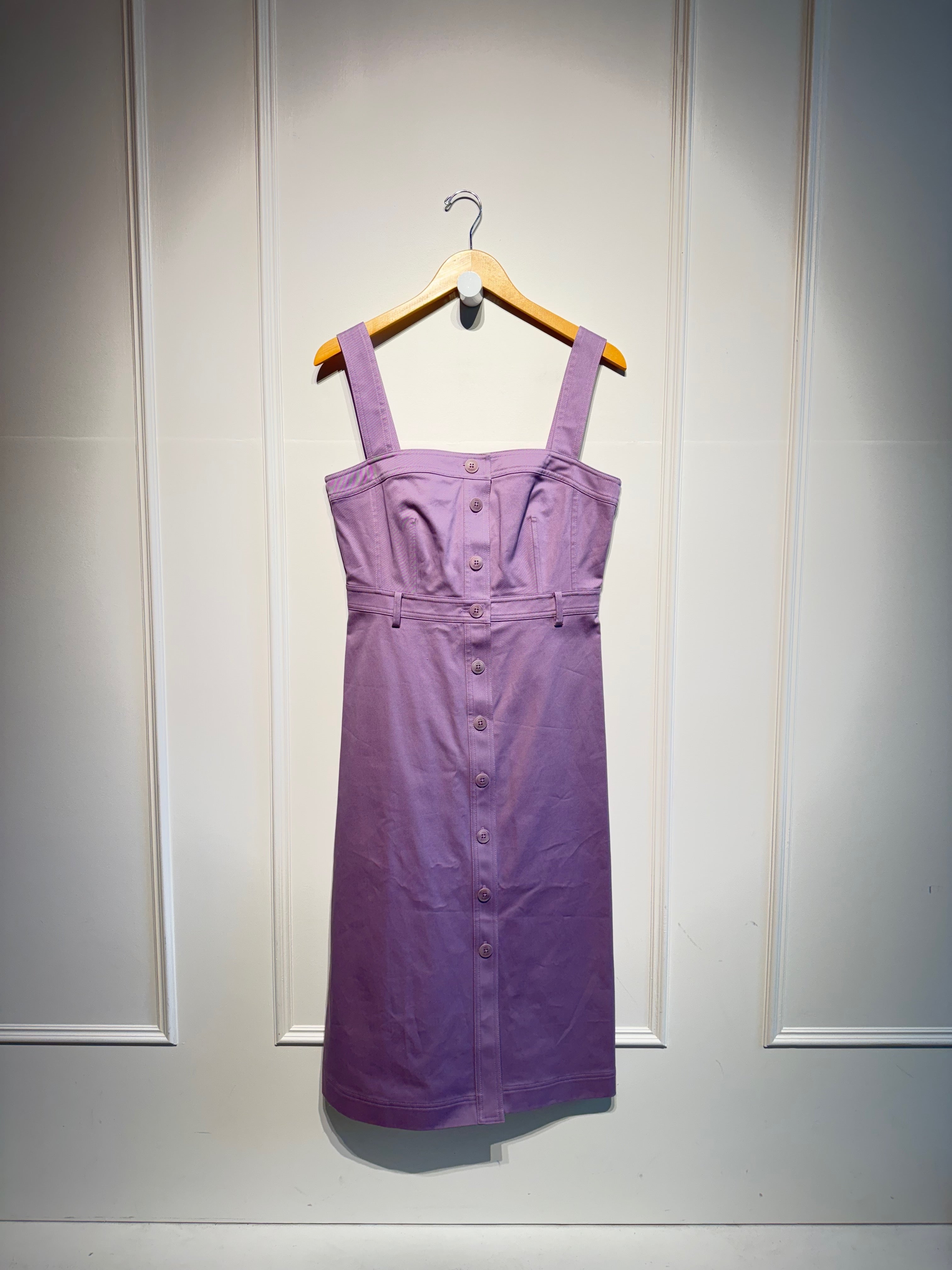Tory Burch Button Front Sundress in Spring Hydrangea (8/M)