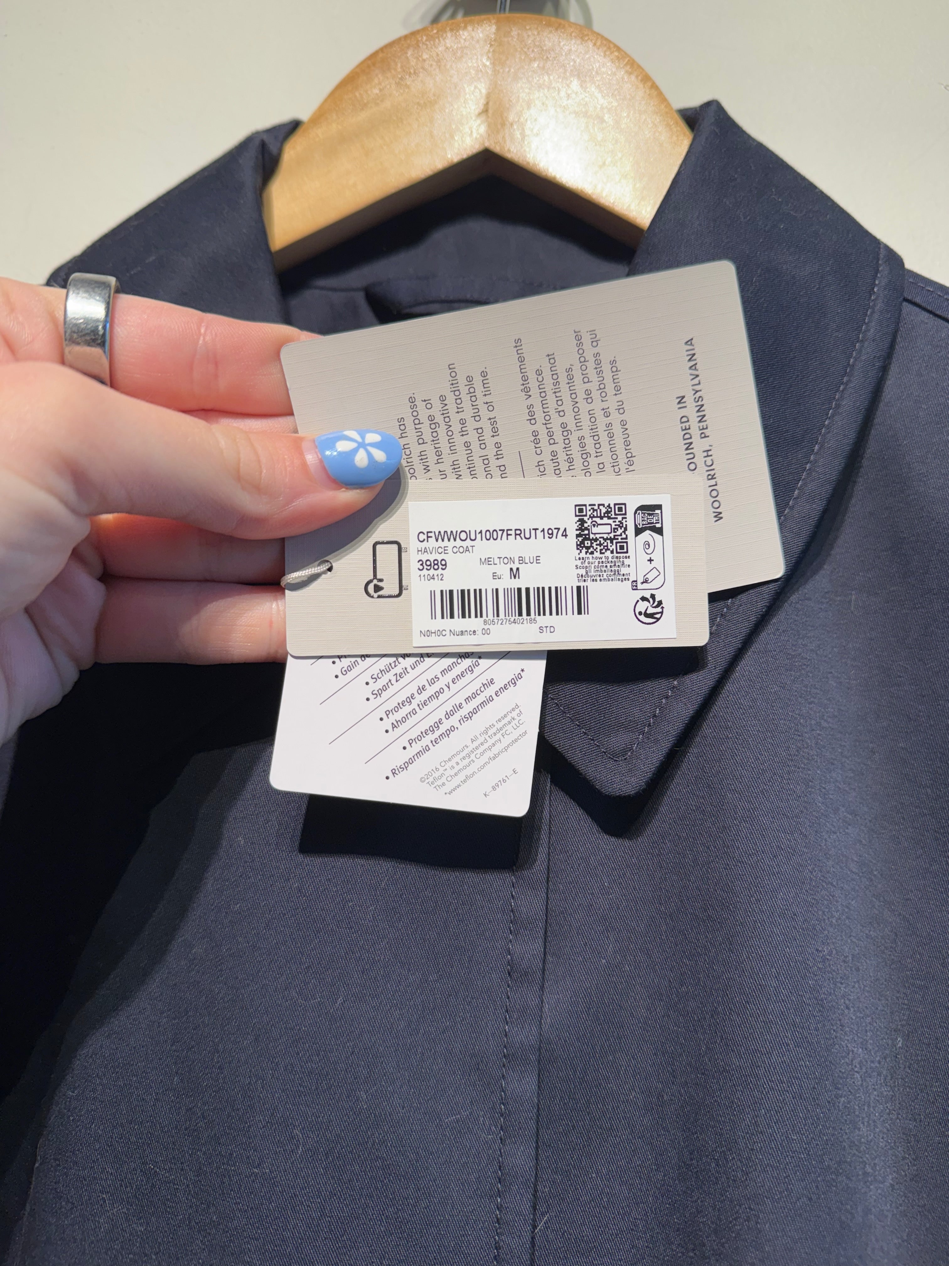 Woolrich Navy Havice Jacket (M)