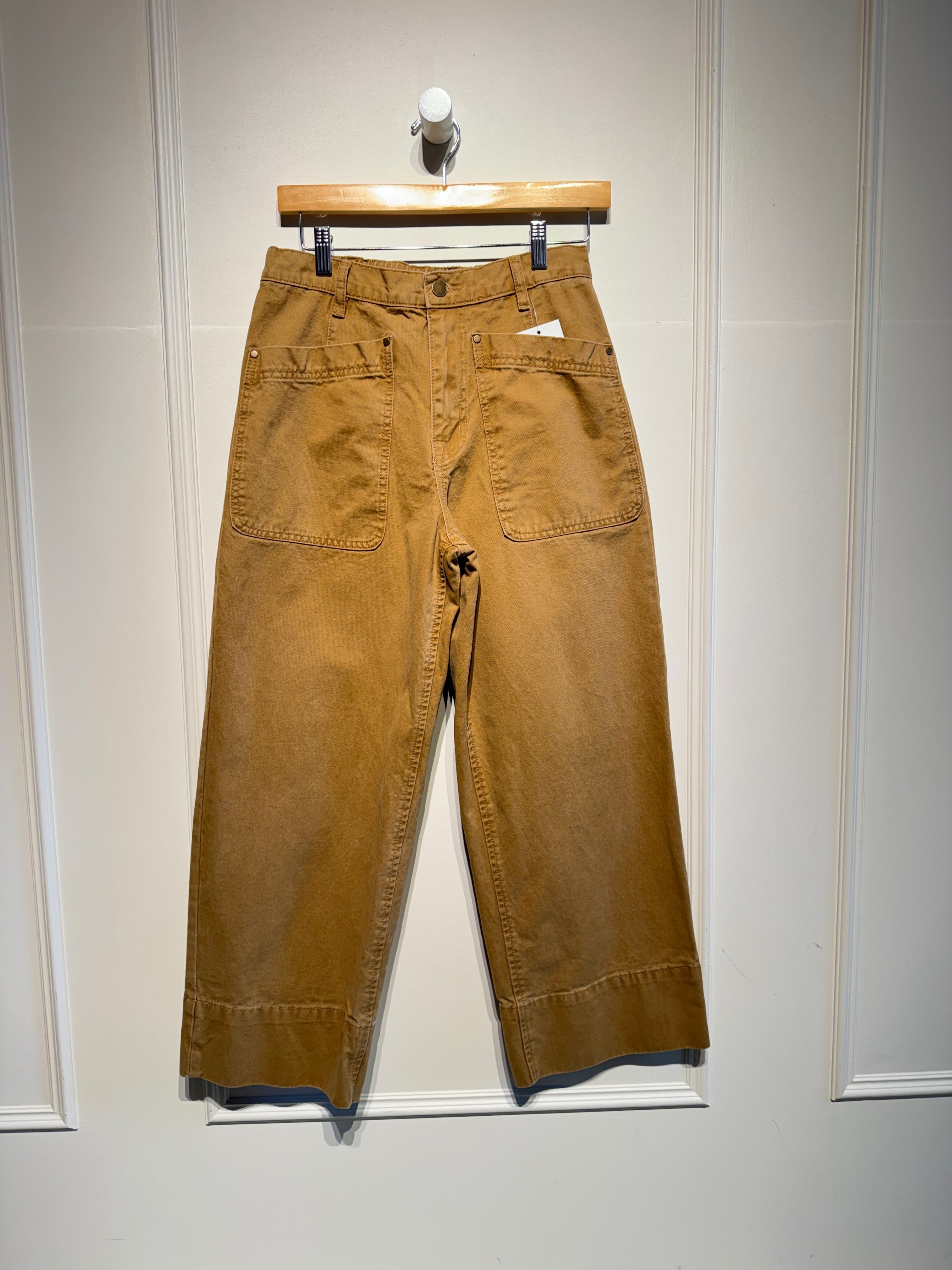Lilla P. Twill Straight Leg Pant (S)