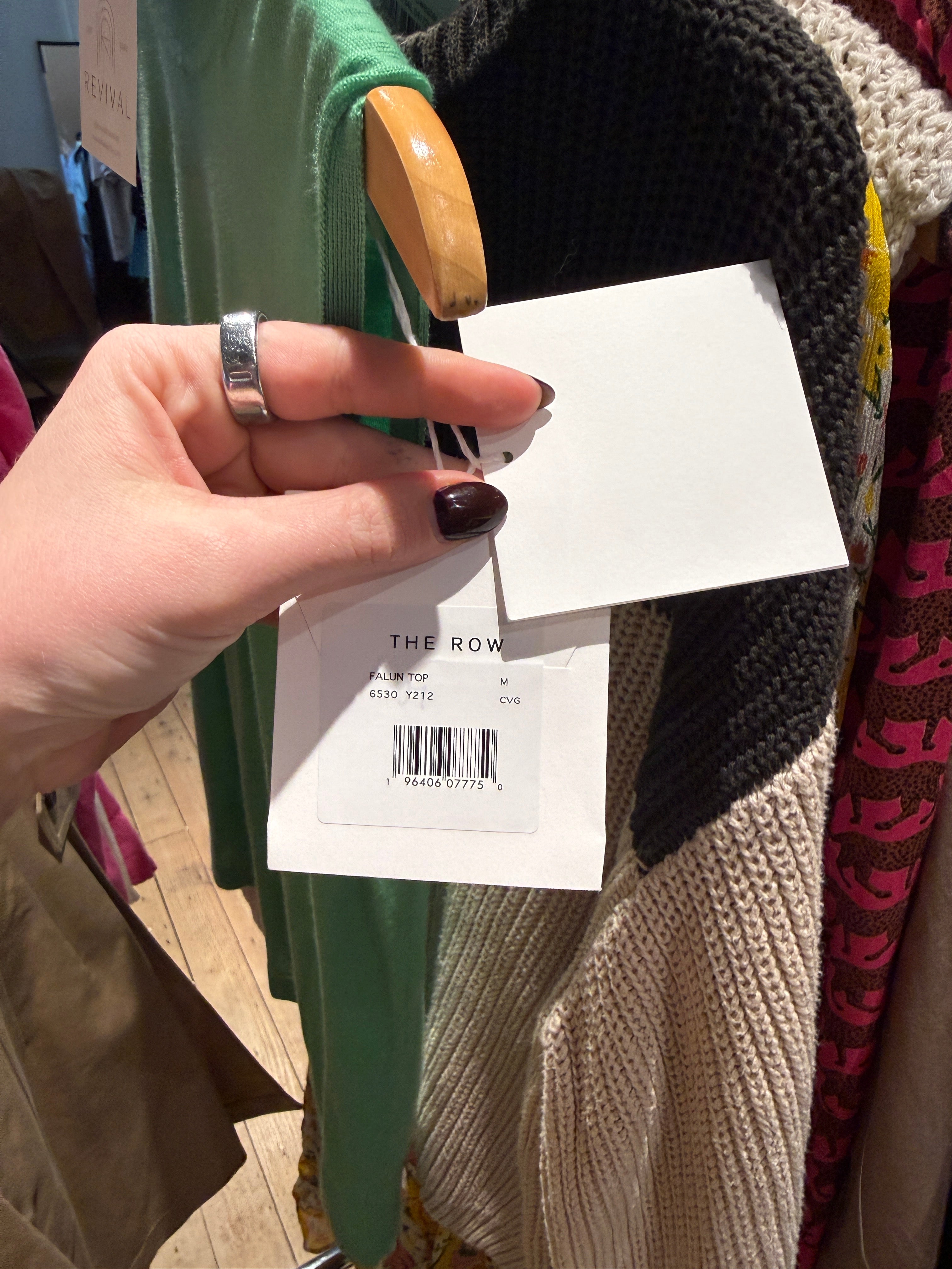 The Row Green Falun Top (M)