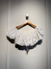Meshki Autumn Off Shoulder Bubble Top (S)