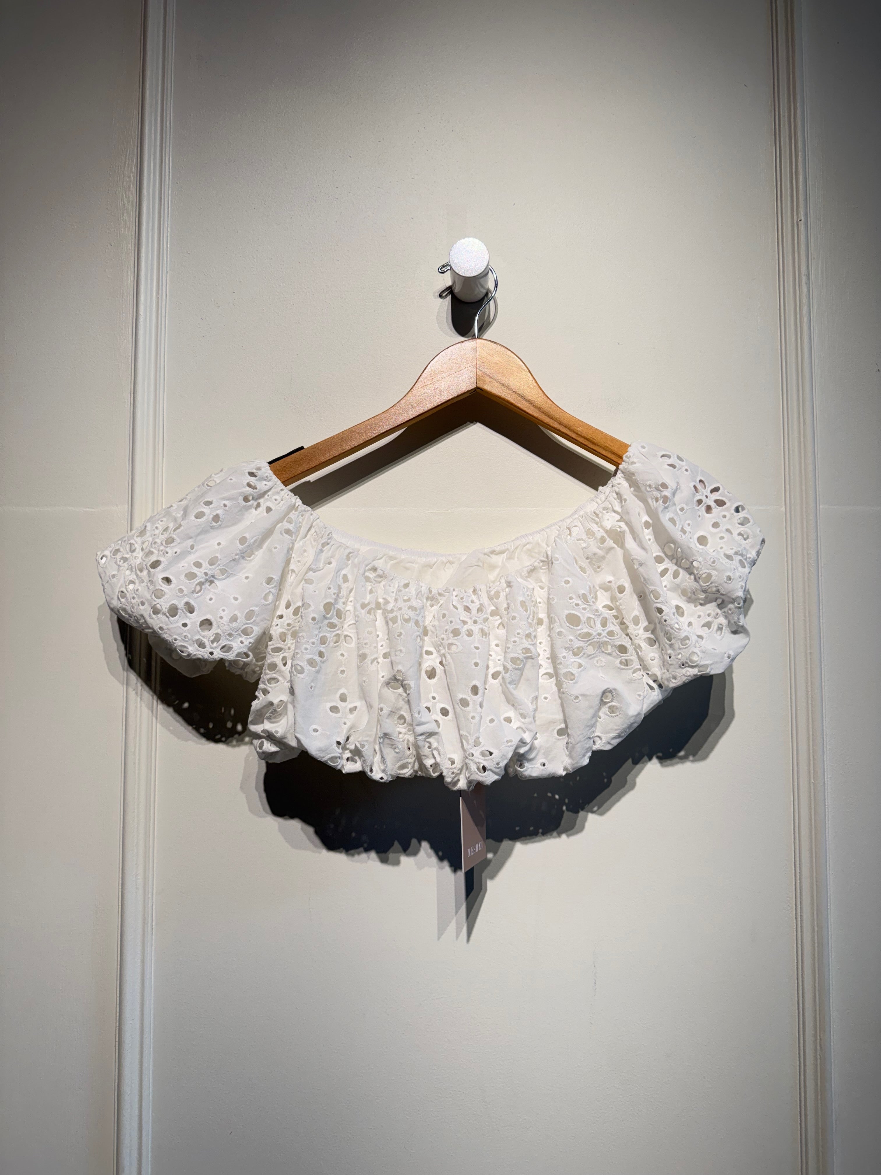 Meshki Autumn Off Shoulder Bubble Top (S)