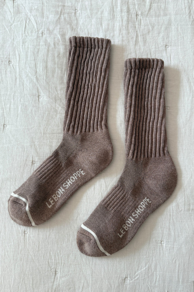 Le Bon Shoppe - Ballet Socks | Mocha Mousse