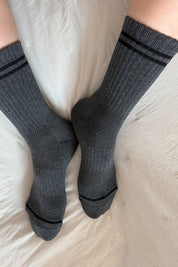 Le Bon Shoppe - Boyfriend Socks | Charcoal