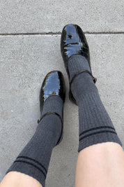 Le Bon Shoppe - Boyfriend Socks | Charcoal
