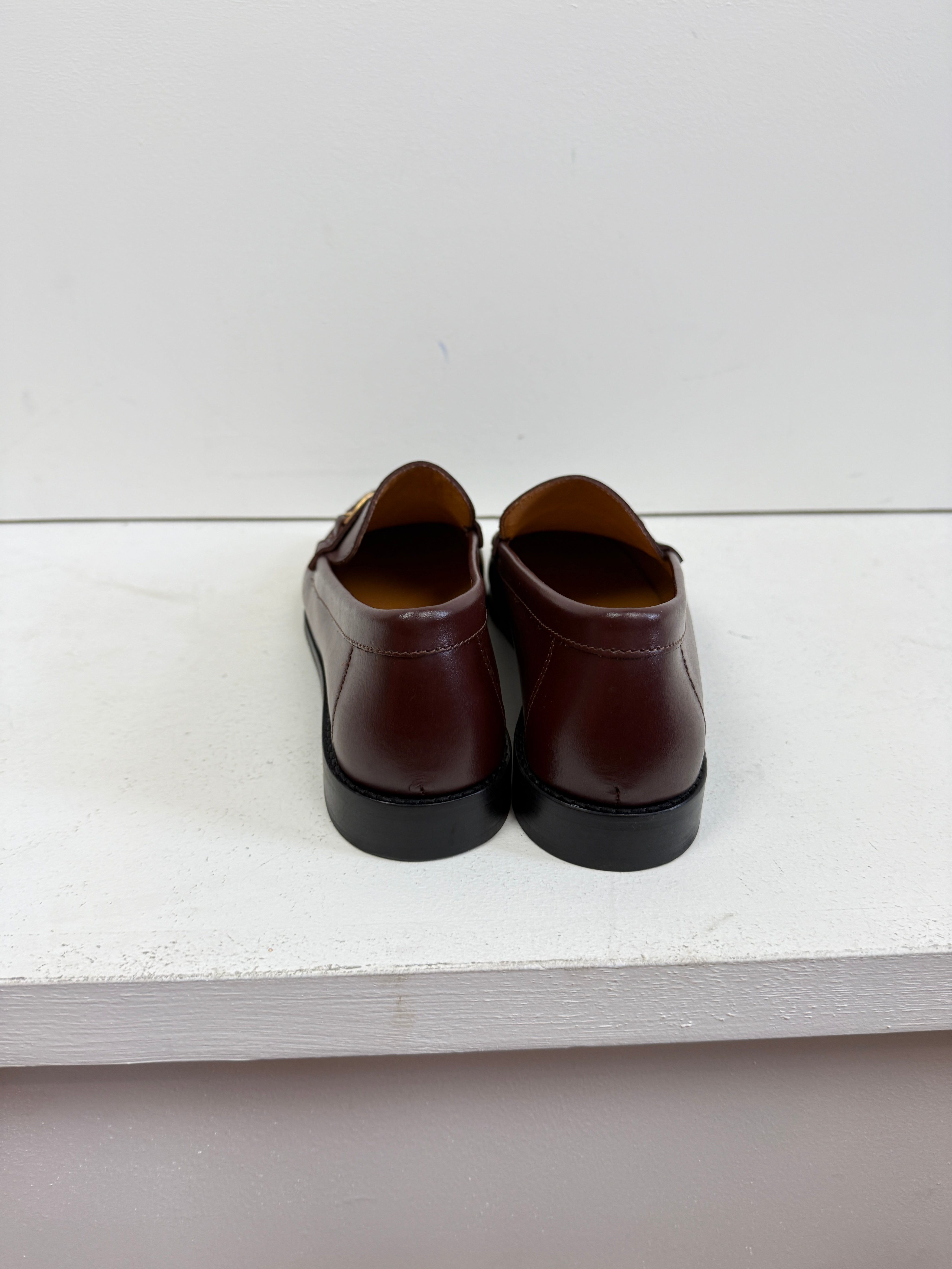 Sezane Vicky Maroon Loafers (42)