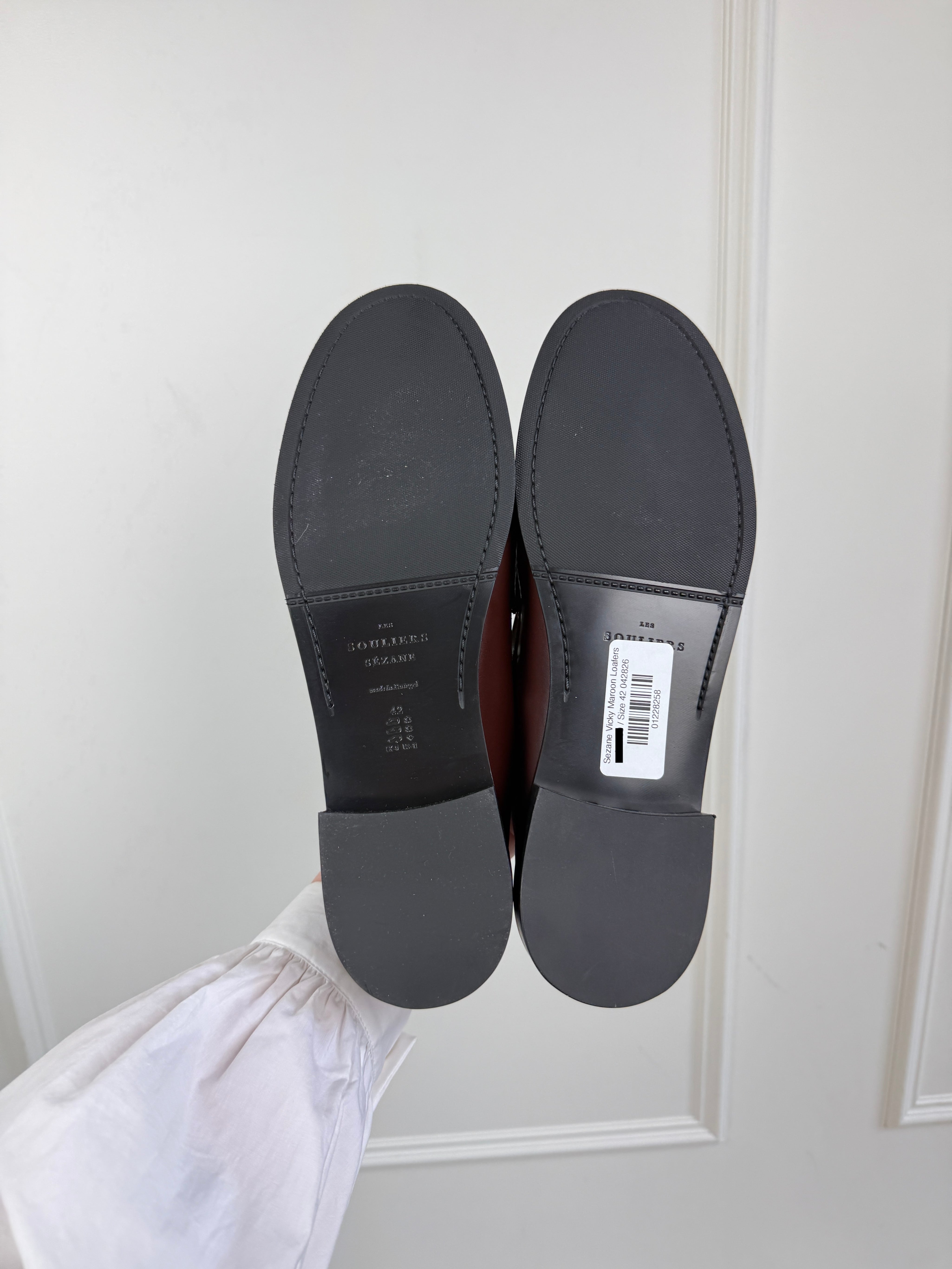 Sezane Vicky Maroon Loafers (42)