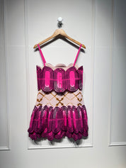 Alexis Rorschach Pink Bettina Dress (S)