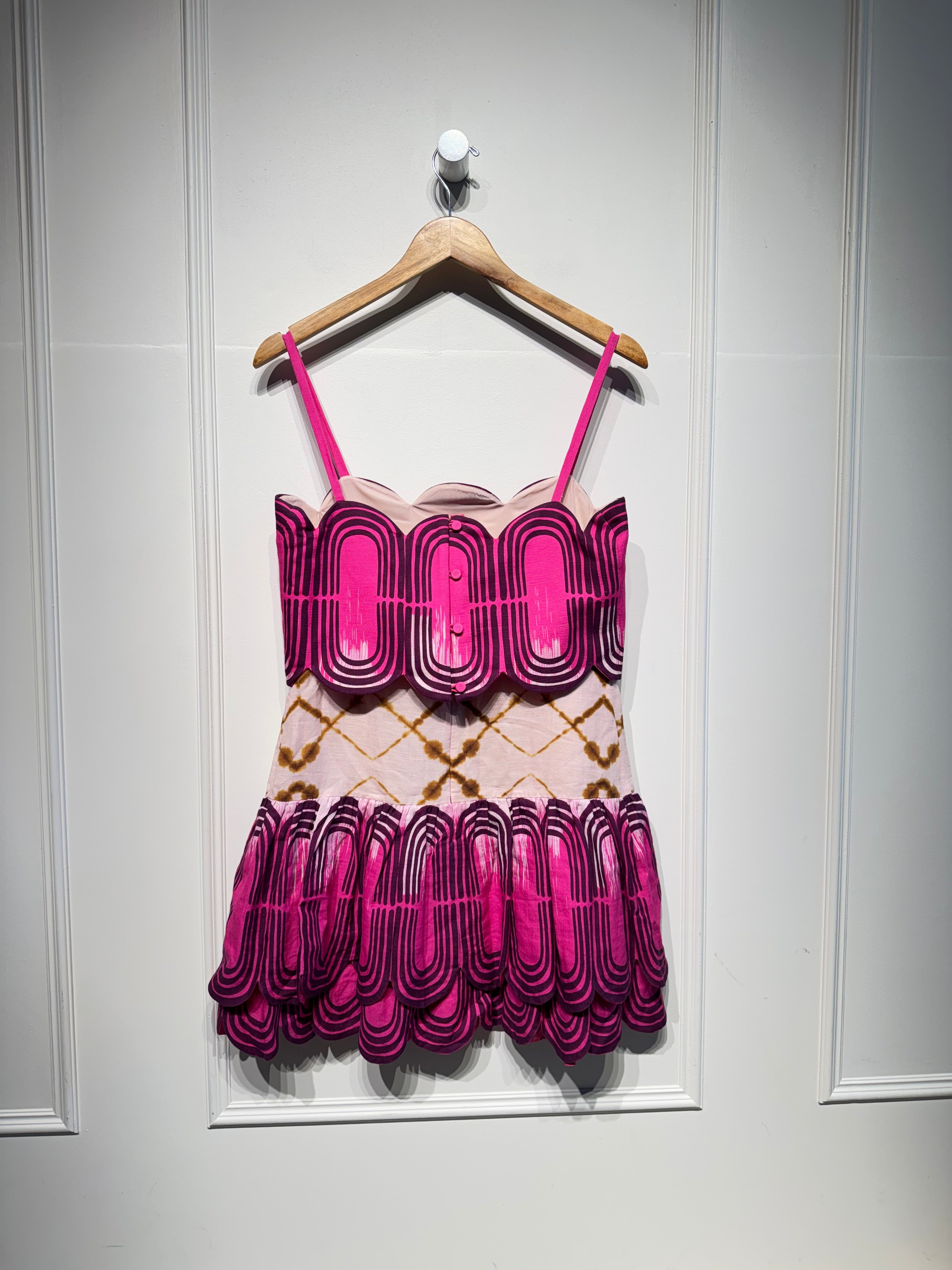 Alexis Rorschach Pink Bettina Dress (S)