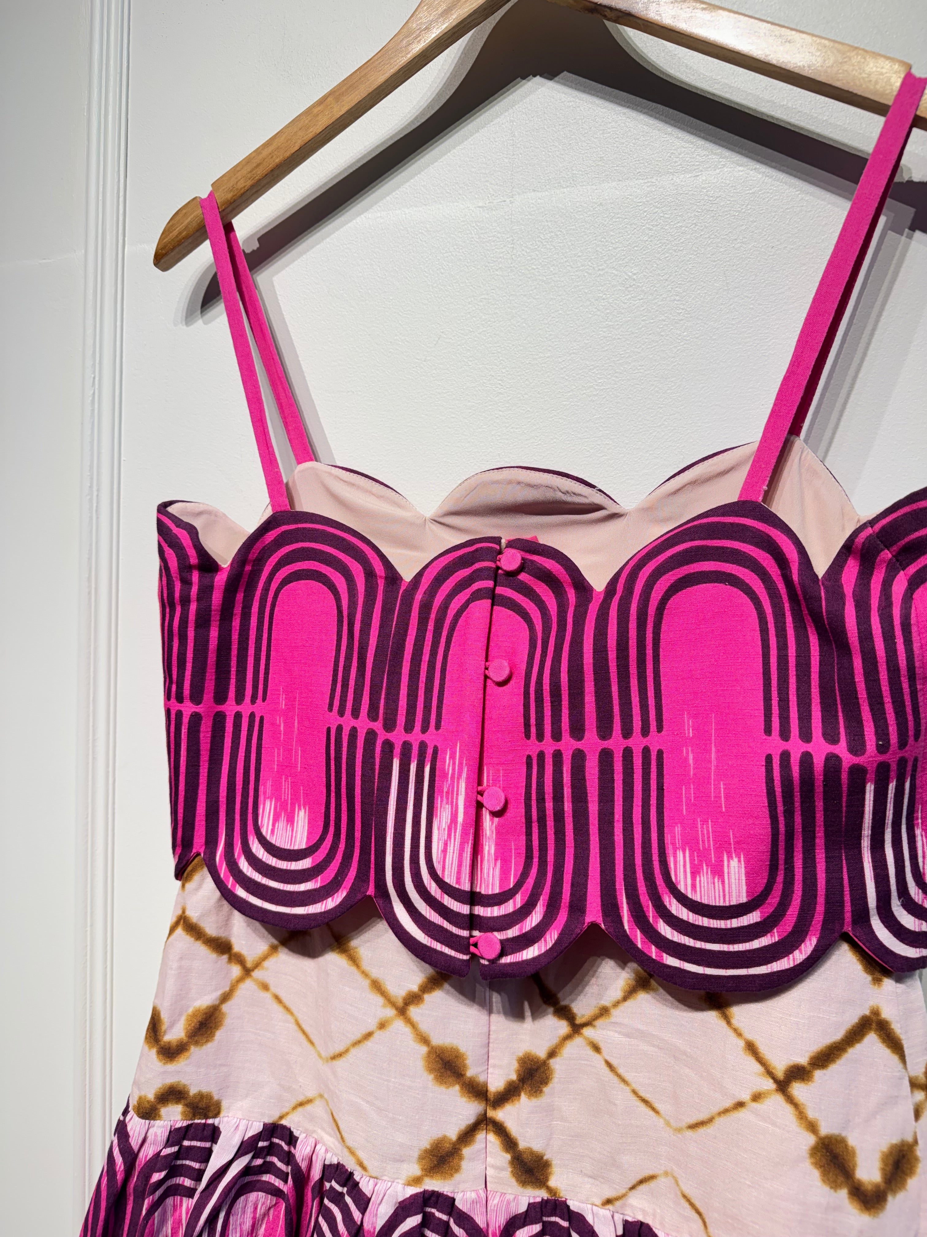 Alexis Rorschach Pink Bettina Dress (S)