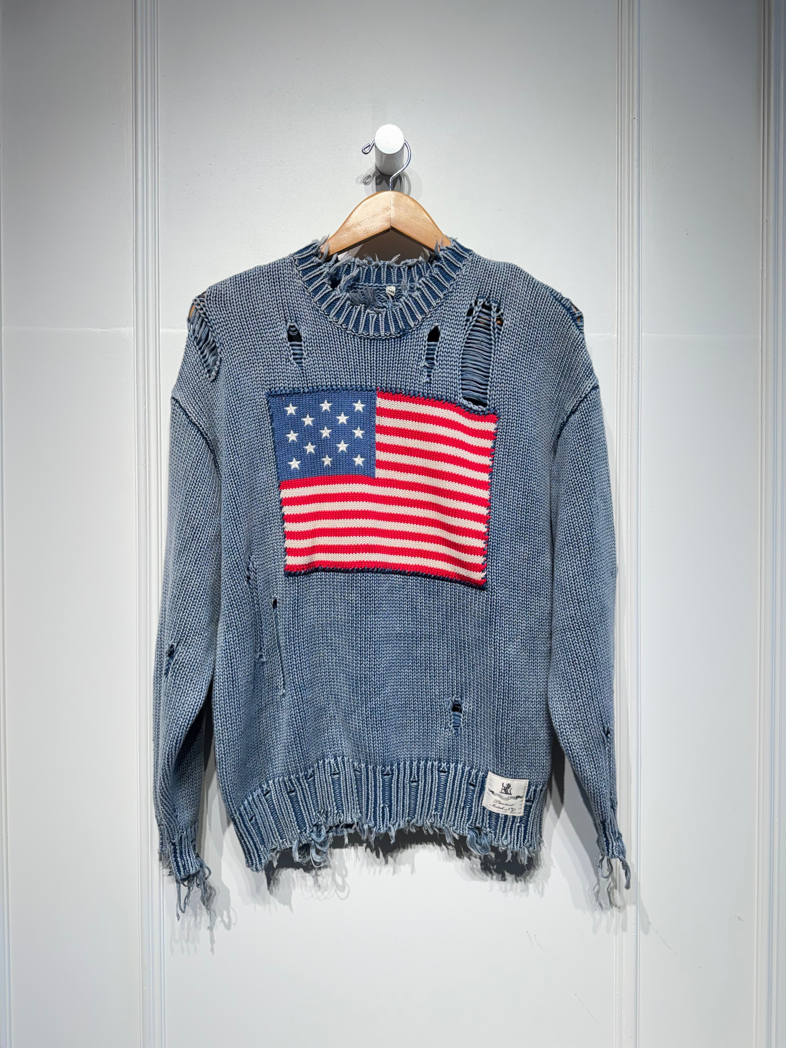 The Denimist American Flag Sweater (XXS)