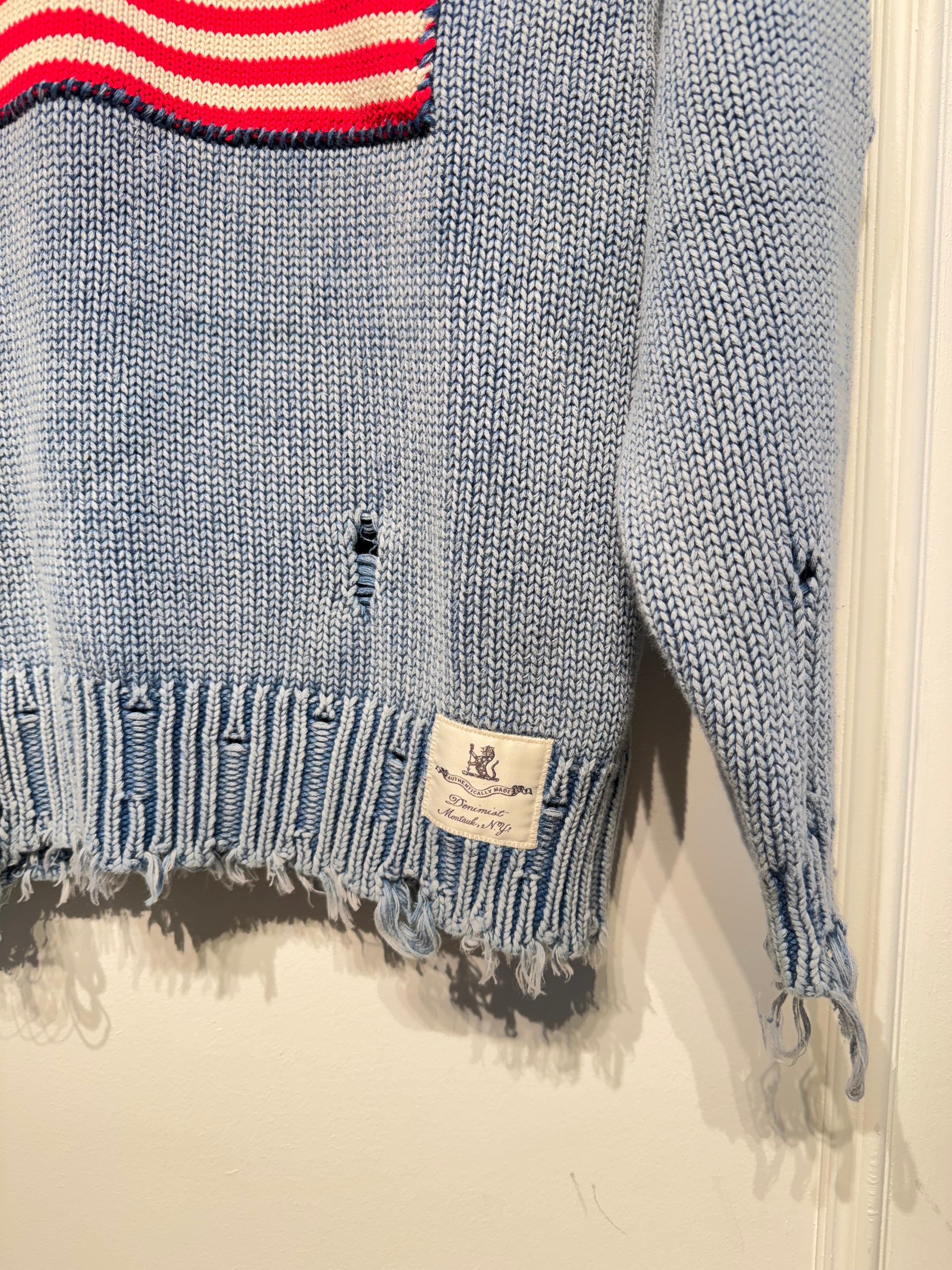 The Denimist American Flag Sweater (XXS)