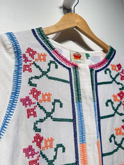 Farm Rio Jimena Embroidered Dress (S)