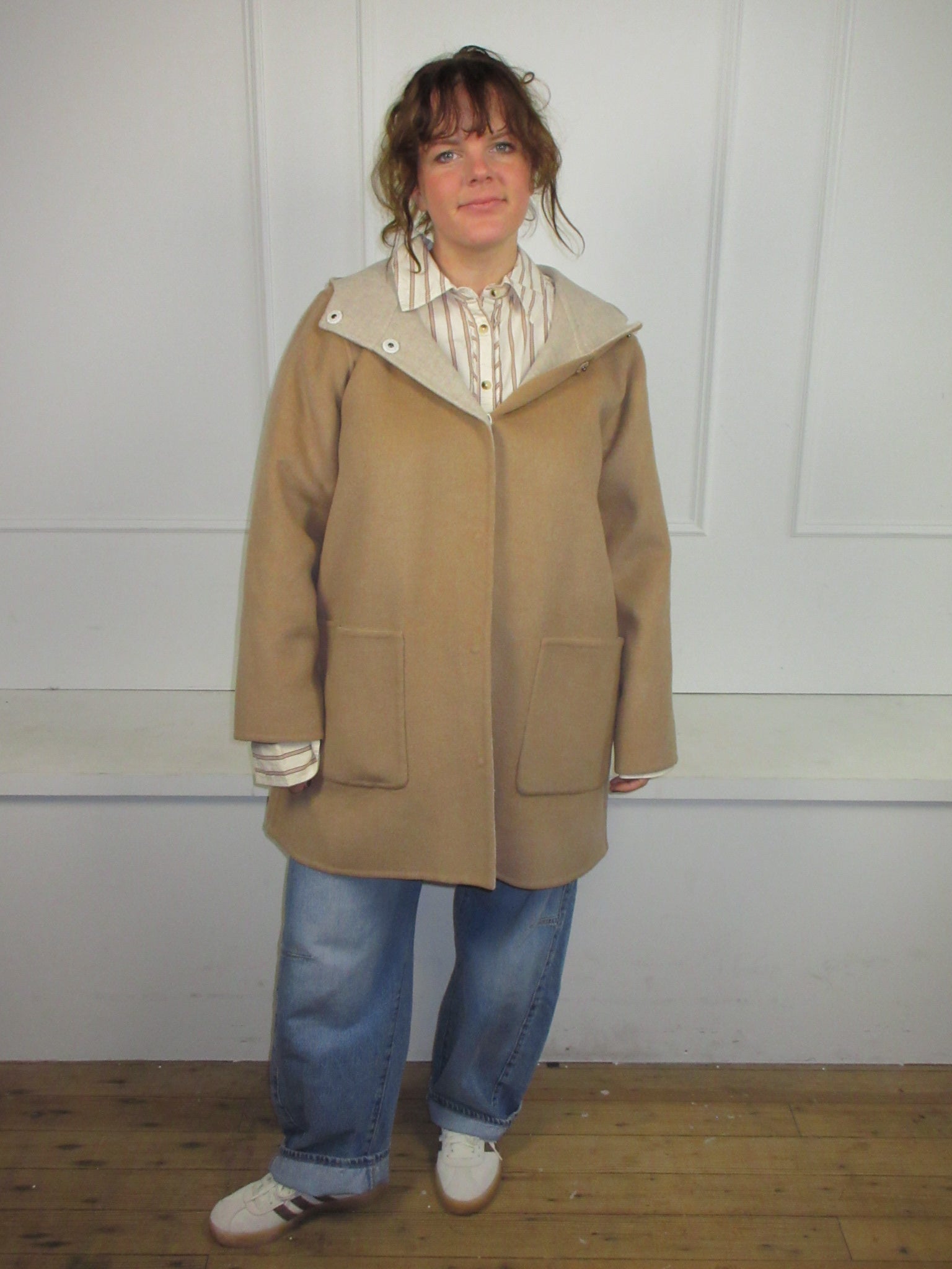 Eileen Fisher Wool/Cashmere Coat (OS)