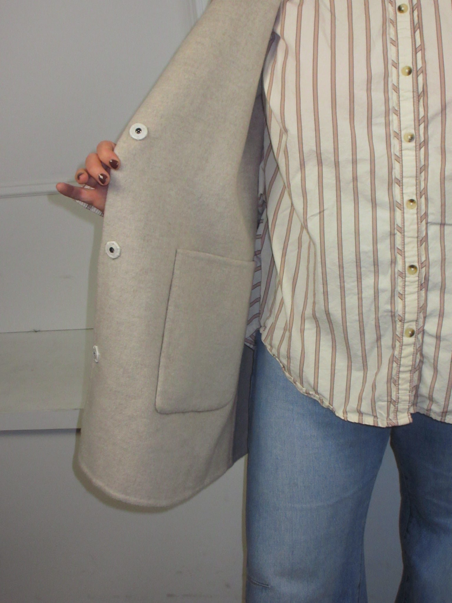 Eileen Fisher Wool/Cashmere Coat (OS)