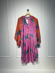 Raquel Allegra Silk Midi Dress (S/M)