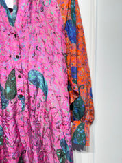 Raquel Allegra Silk Midi Dress (S/M)