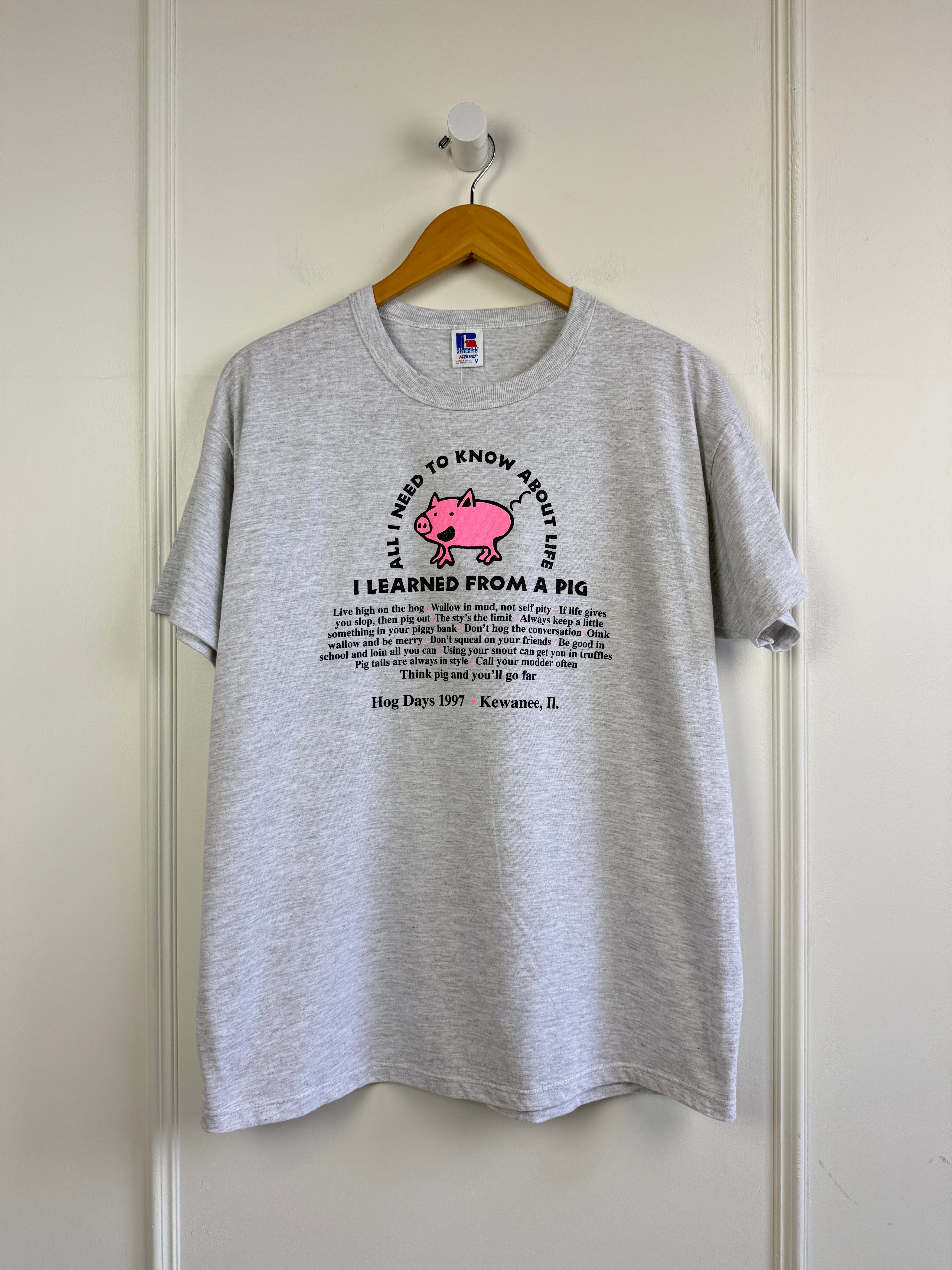 Vintage Pig Tee (L)