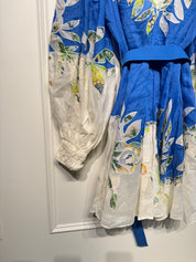 Alemais Rita Embroidered Mini Dress (6/M)