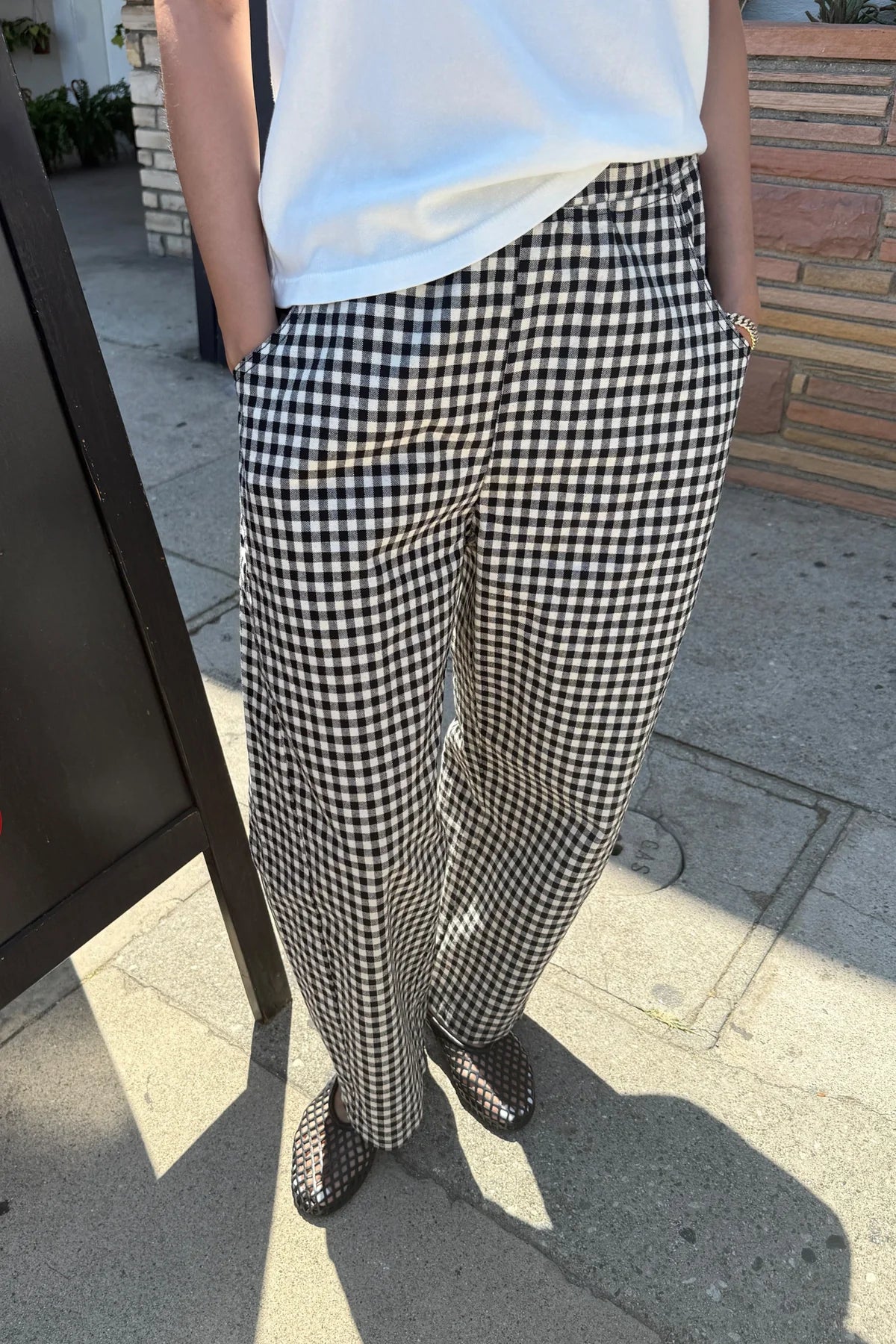 Le Bon Shoppe - Arc Pants | Black Gingham