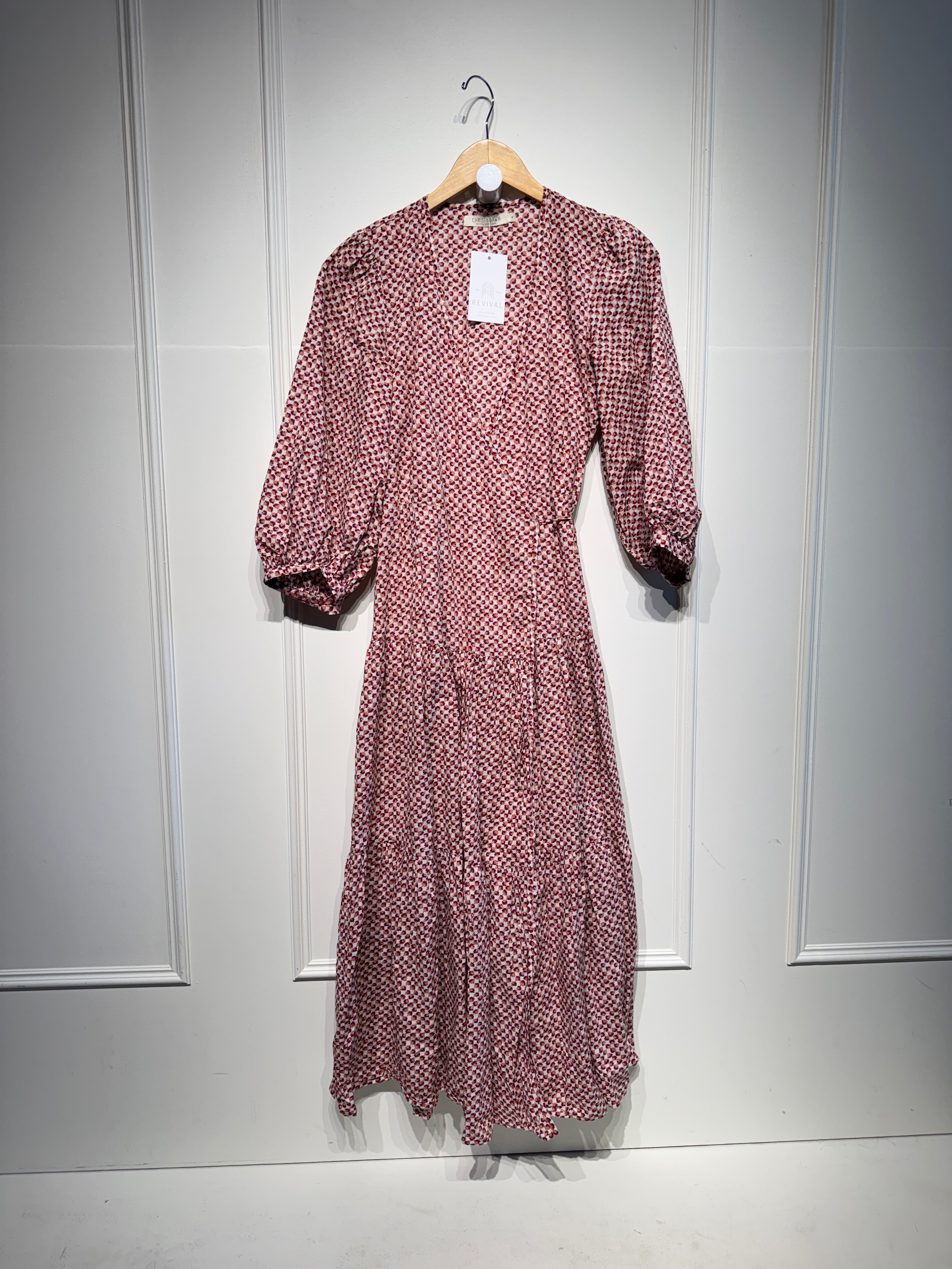 Christy Dawn Floral Wrap Dress (M)