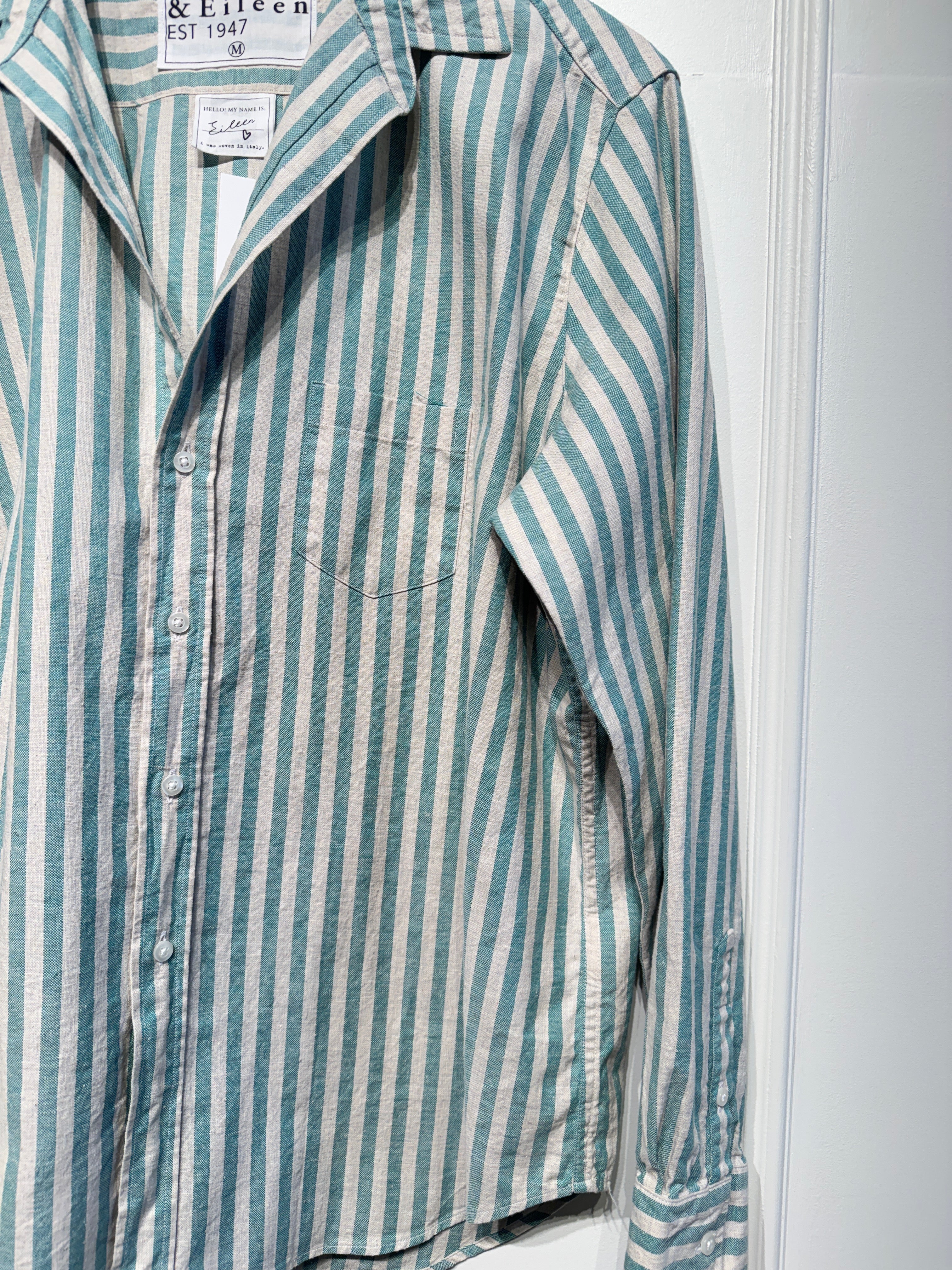 Frank & Eileen "Eileen" Striped Button Down (M)