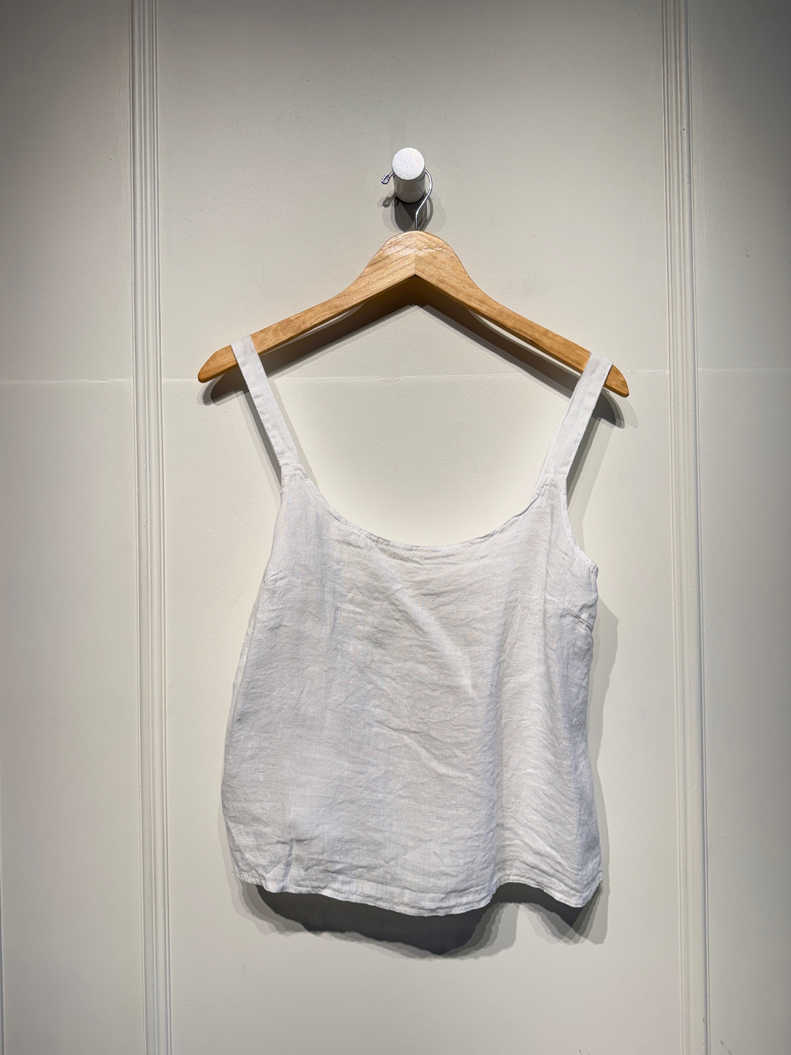 Beachwood Baby Linen White Tank (OS)