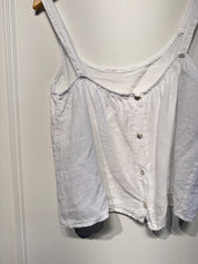 Beachwood Baby Linen White Tank (OS)